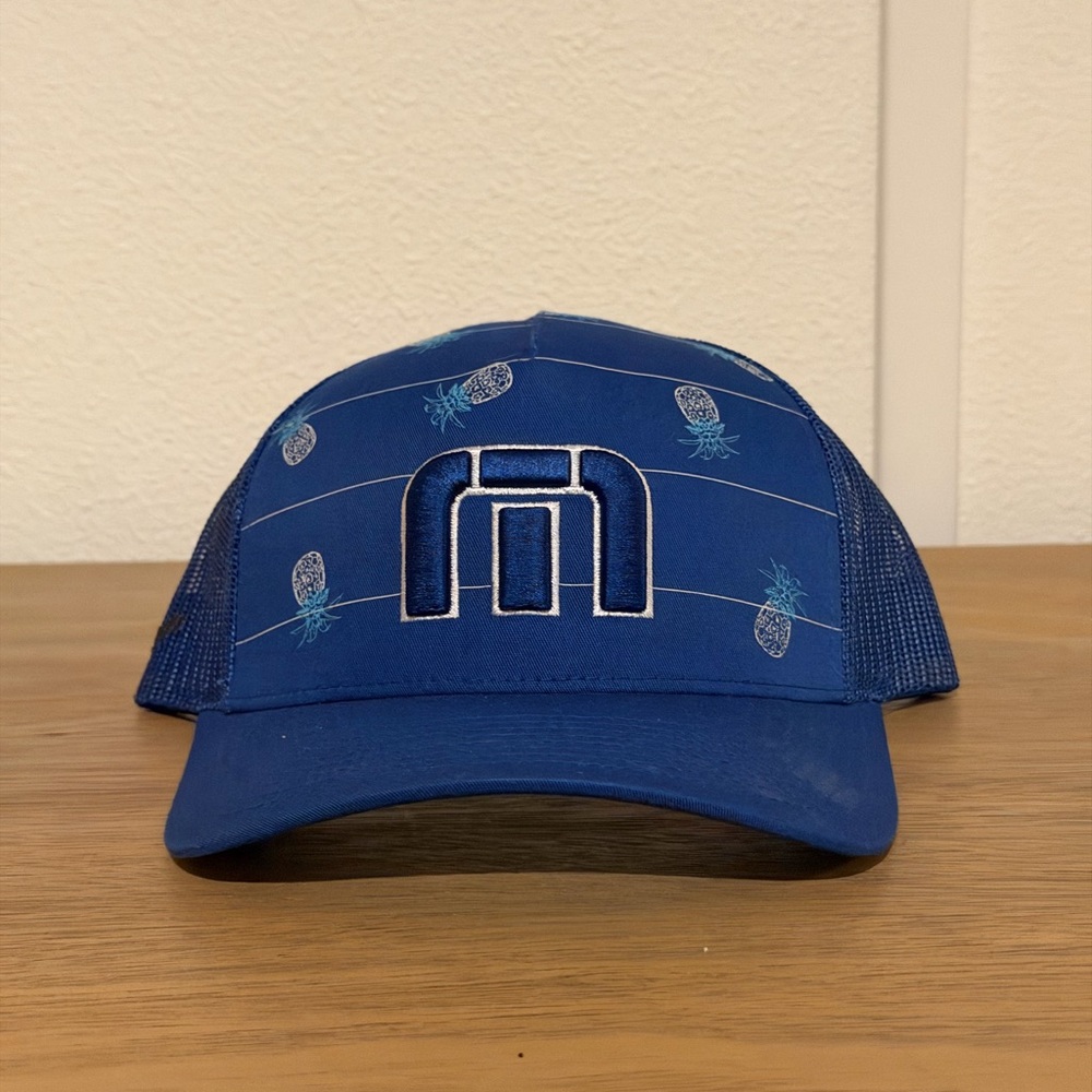 Travis Mathew Blue Pineapple Hat